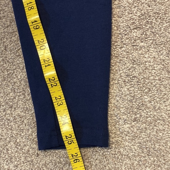 Lands’ End Mid-rise Starfish Leggings Navy XS/P (2-4) - Picture 7 of 16